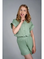 Костюм для девочки летний шорты рубашка