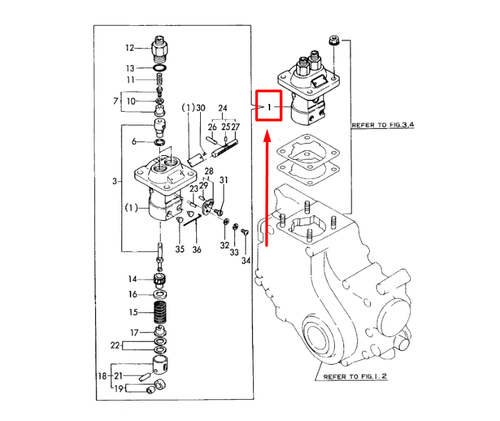 728271-51101 FUEL INJ. PUMP ASSY