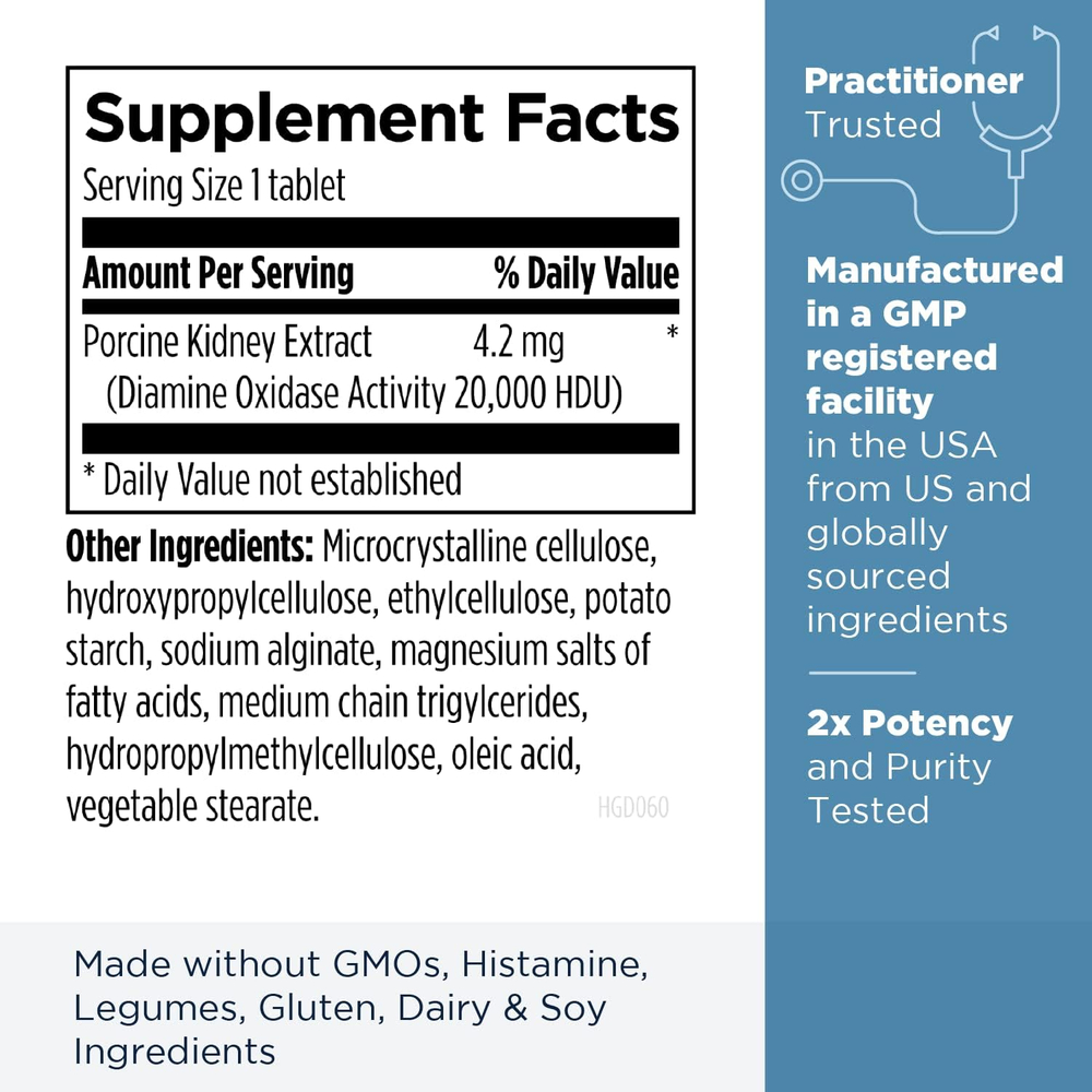 Designs For Health - HistaGest-DAO™ - 60 tablets