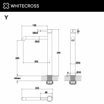 Смеситель для раковины WhiteCross Y Y1213BL черный матовый