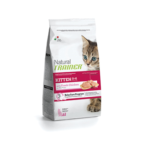 Trainer Natural Kitten сухой корм для котят от 1 до 6 месяцев с курицей