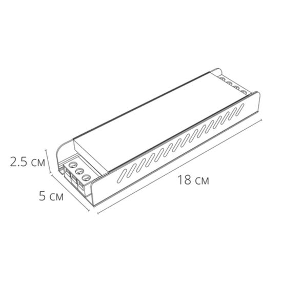 A240506 Блок питания Power-Standard 24В 150Вт 6.3А IP20