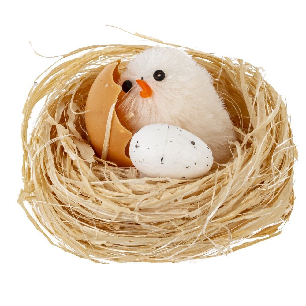 GAEM Набор из 2-х изделий декоративных "Гнездо пасхальное", L11 W5,5 H5 см