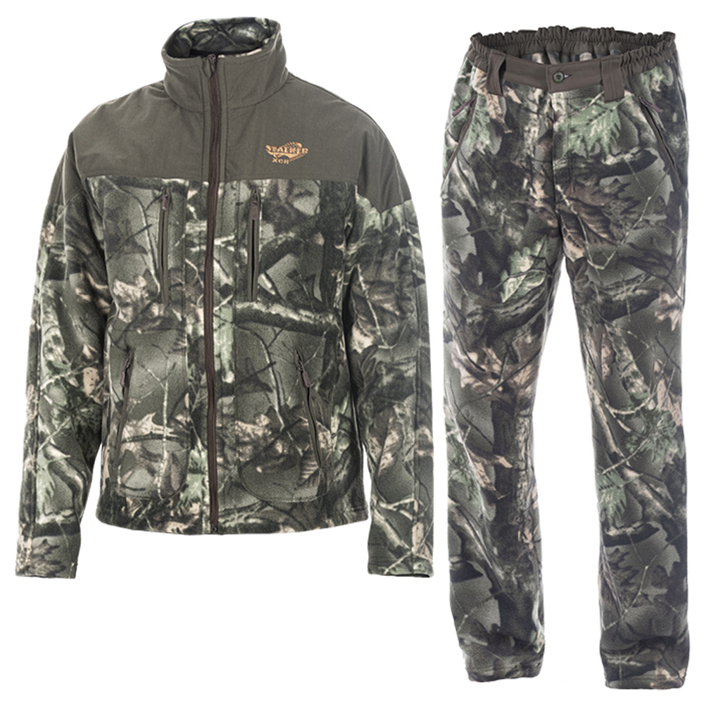 Демисезонный мужской костюм ХСН Полесье-4 (Polarfleece) Лес