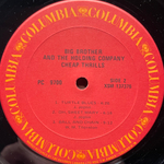 Big Brother & The Holding Company ‎– Cheap Thrills (Канада)