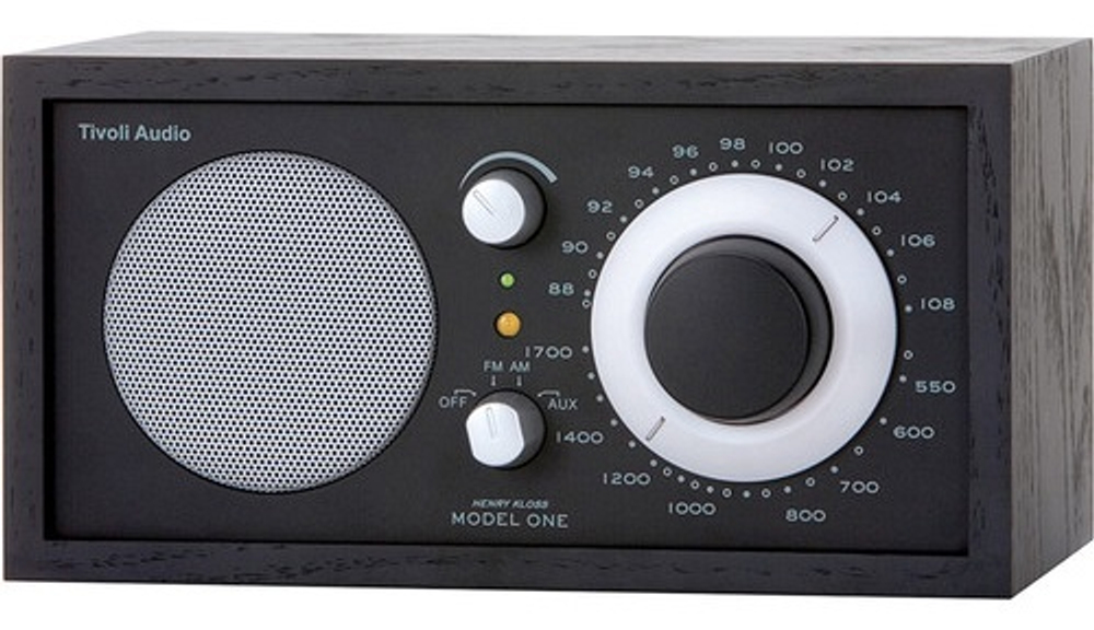 Радиоприемник Tivoli Model One Цвет: Черный/Черный/Серебро [Black/Black/Silver]