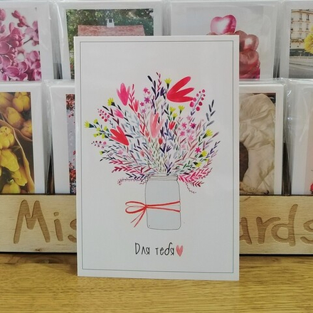 Открытка А5, Mishka cards