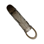 Дымчатая насадка на пенис с подхватом Brayden - 17 см. (Цвет: дымчатый)