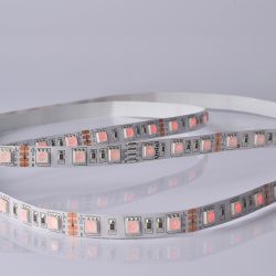 ULS-M25-5050-60LED-m-10mm-IP20-DC12V-14.4W-m-5M-RGB PROFI Гибкая светодиодная лента на самоклеящейся основе. Катушка 5м. в герметичной упаковке. RGB. ТМ Uniel.