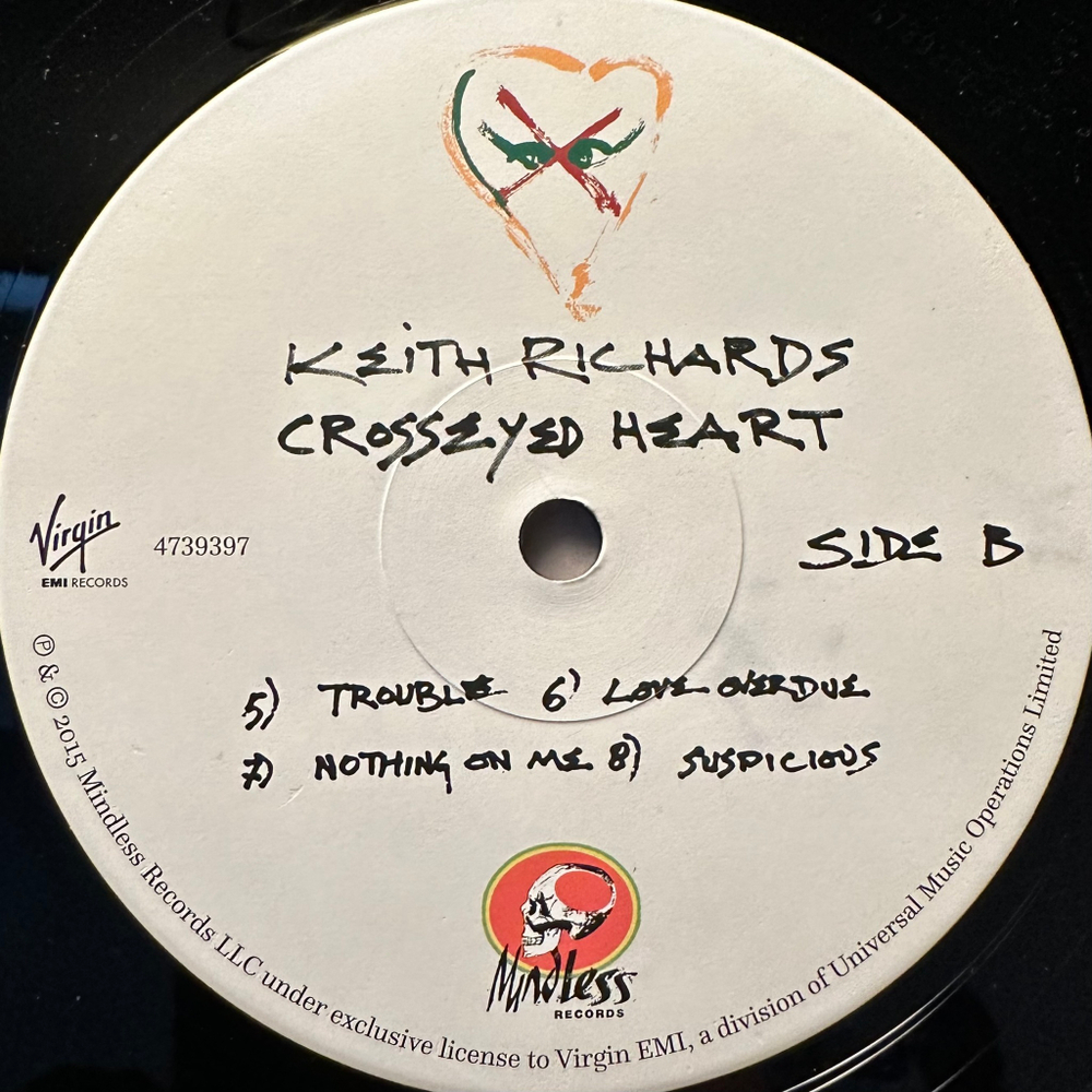 Keith Richards - Crosseyed Heart 2LP (Европа 2015г.)