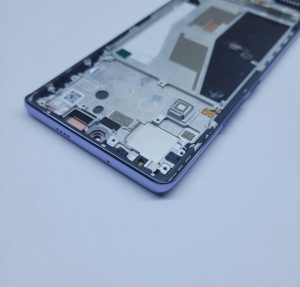 Tecno Camon 30S (CLA5) - Дисплейный модуль в сборе + шлейф кнопок + кнопки (в рамке) (АСЦ)