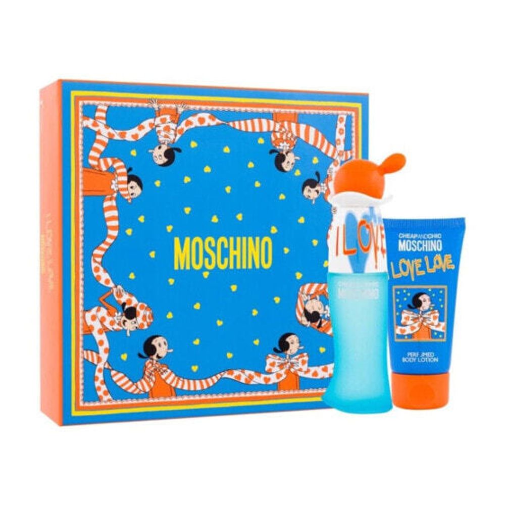 Парфюмерные наборы Женский парфюмерный набор Moschino EDT I Love Love 2 Предметы