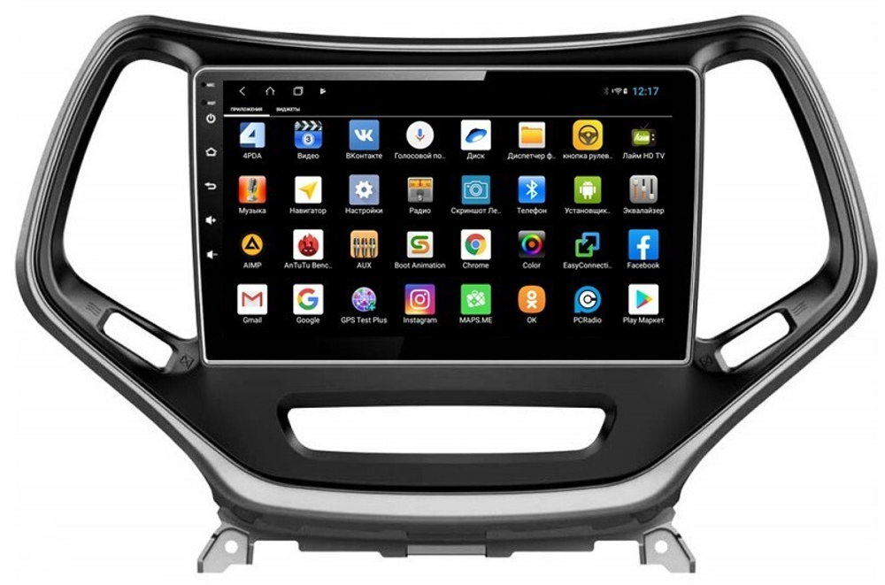 Магнитола для Jeep Cherokee 2014+ - Parafar PF999XHD на Android 13, 8-ядер, 4Гб+64Гб, CarPlay, 4G SIM-слот