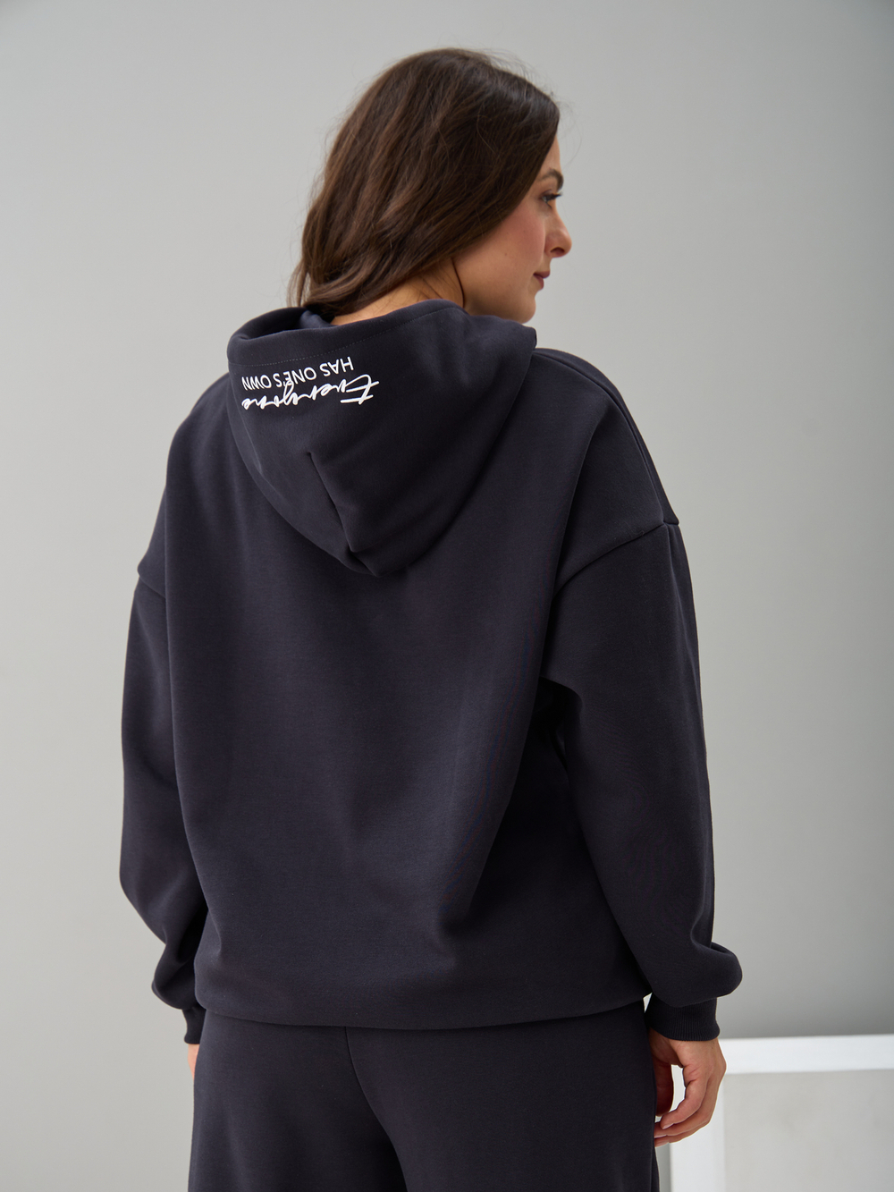 Костюм с брюками КБис-091/антрацит-п