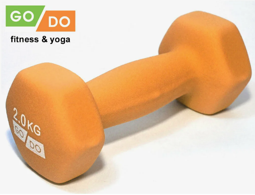 Гантель в виниловой оболочке GO DO