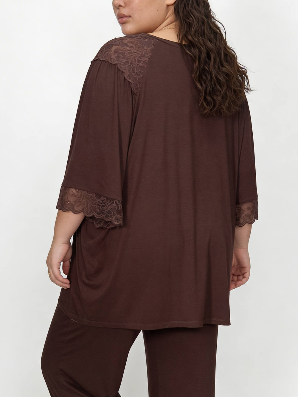Кимоно из вискозы Шоколад
