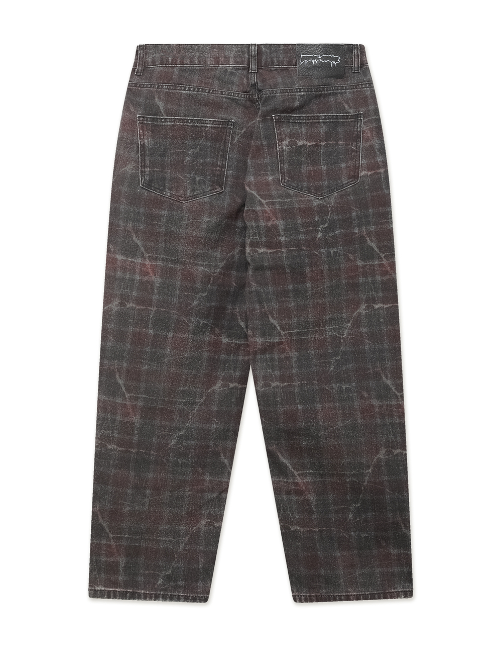 Мужские Джинсы Distressed Plaid Fecke