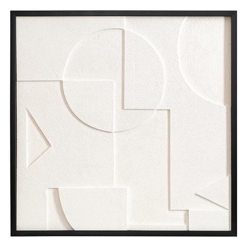 Панно декоративное с эффектом 3d minimalism, с черной рамой, 60х60 см