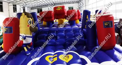 Надувная полоса препятствий "Веселые скачки"