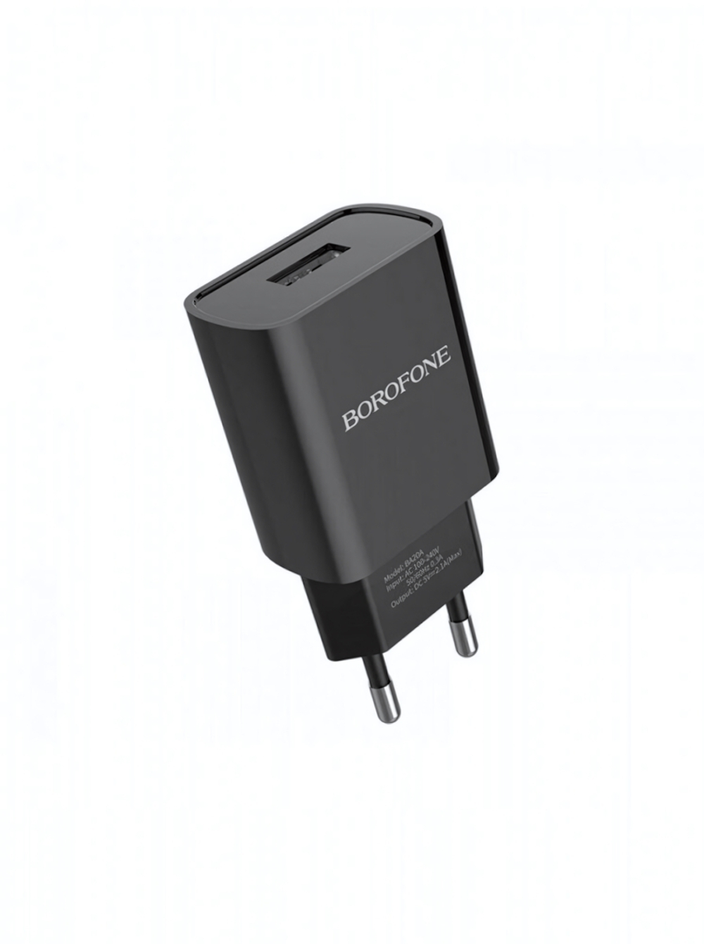 Зарядное устройство Borofone BA20A 2.1A USB Black