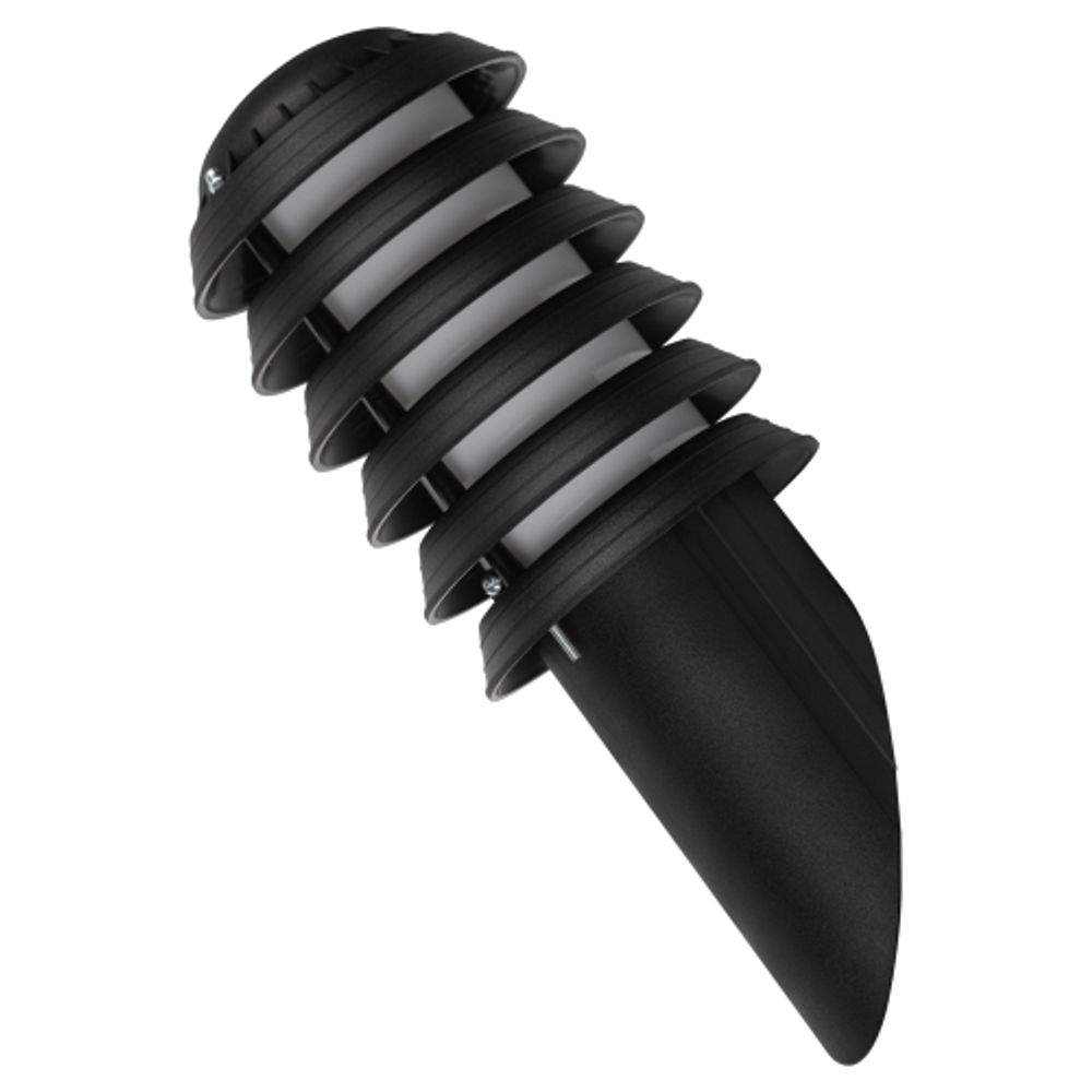 Садово-парковый светильник ЭРА НБУ 01-60-018 Поллар настенный черный IP54 Е27 max60Вт h400мм | Садово-парковые светильники