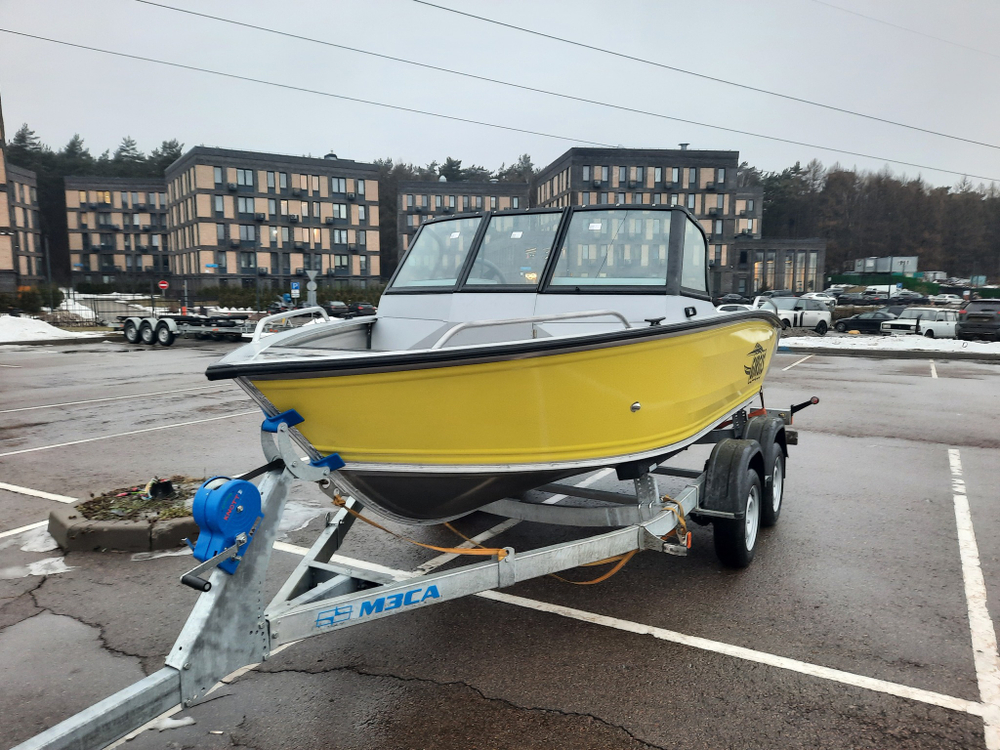 Алюминиевая моторная лодка Girgis 440 Fish