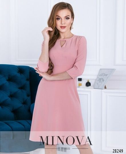 Платье 3114-розовый Minova Фото 2