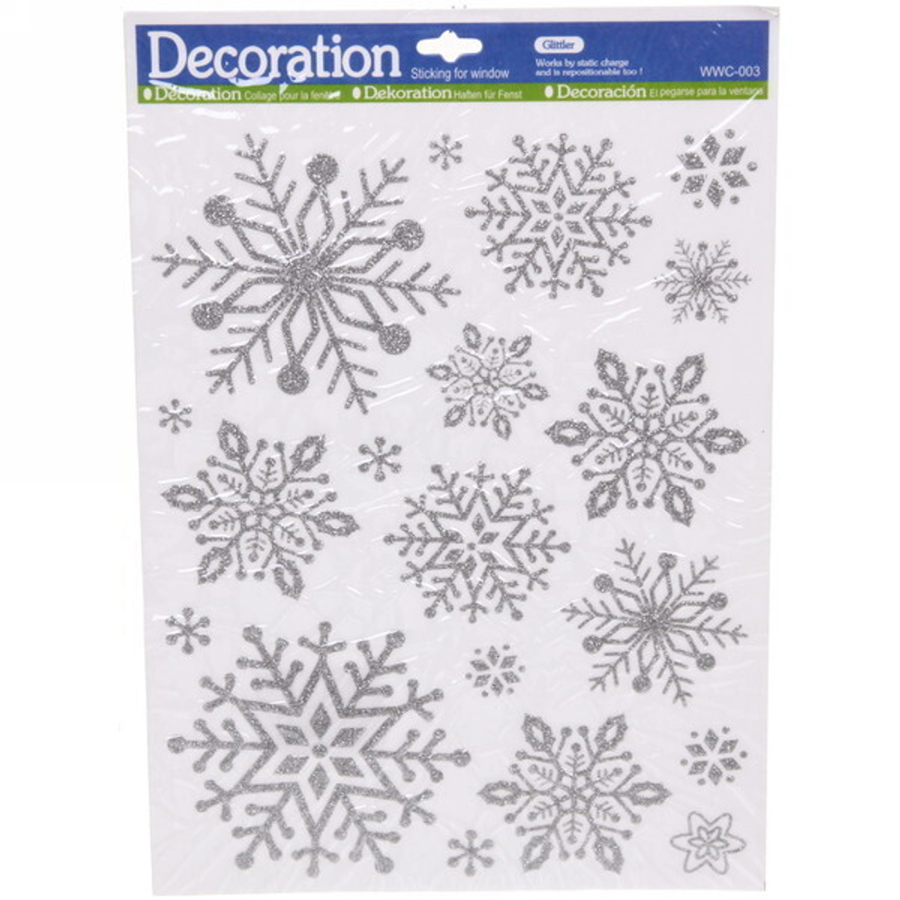 Набор наклеек «Снежинка» 20*28 см