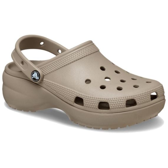 Crocs Classic Platform Clog 'Gray Brown'