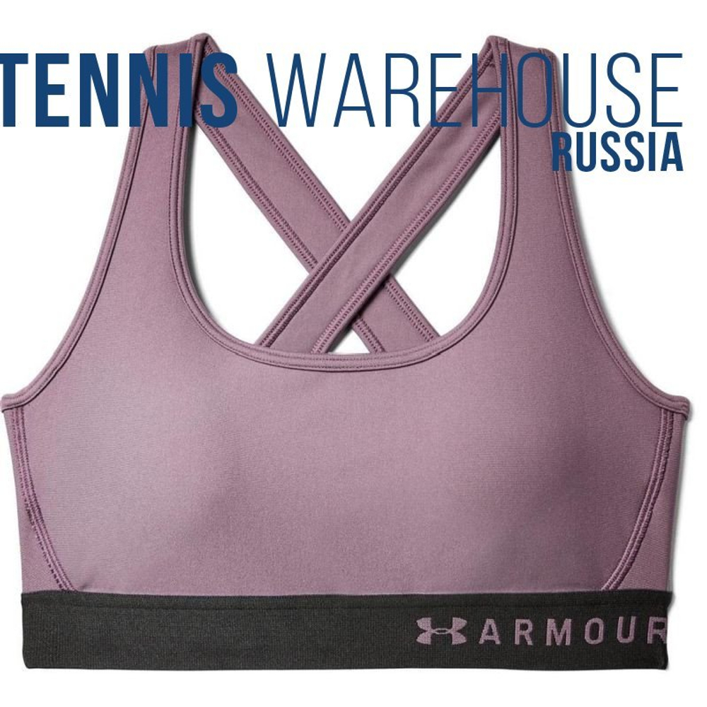 ТОП теннисный Under Armour Mid Crossback - Фиолетовый