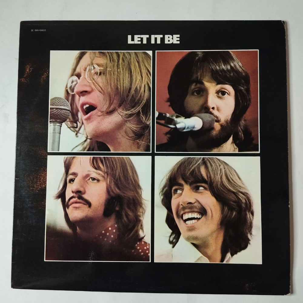 Винтажная виниловая пластинка LP The Beatles Let It Be (France 1978)