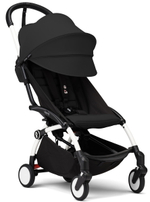 Коляска Stokke YOYO3 Newborn Shell рама белая White 2 в 1 Black