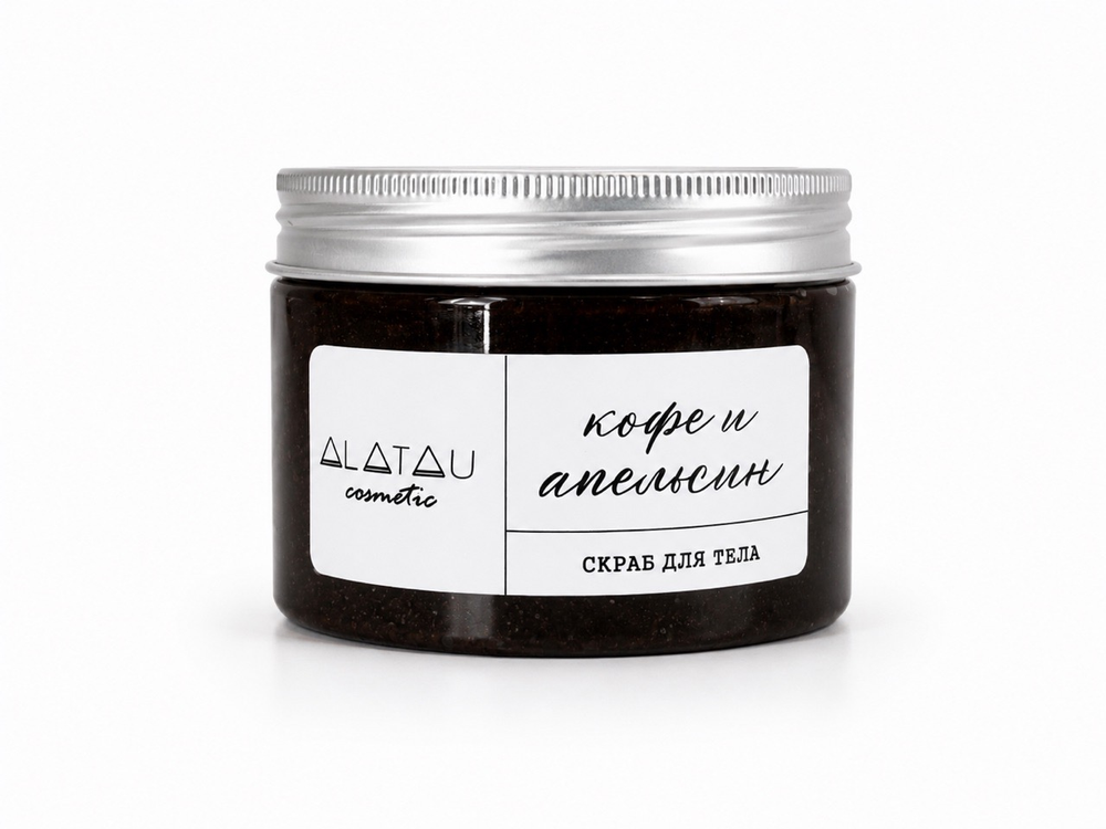 Скраб для тела Кофе и апельсин 300г (Alatau Organic)