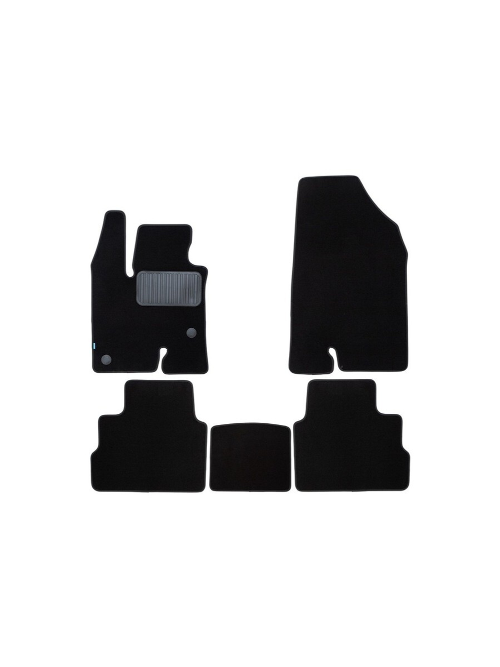 Коврики в салон для HAVAL Dargo 2022- кроссовер, 5шт. (текстиль) KLEVER0509901822110KH