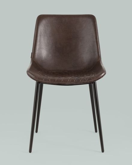 Стул Деймон экокожа коричневый