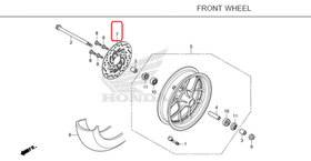 45251-KWB-601. DISK, FR. BRAKE (NHK)