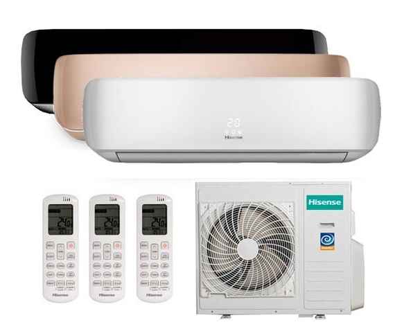 Мульти сплит-система Hisense 3 x AMS-09UW4RVETG00(C,S,B) / AMW3-18U4RJA