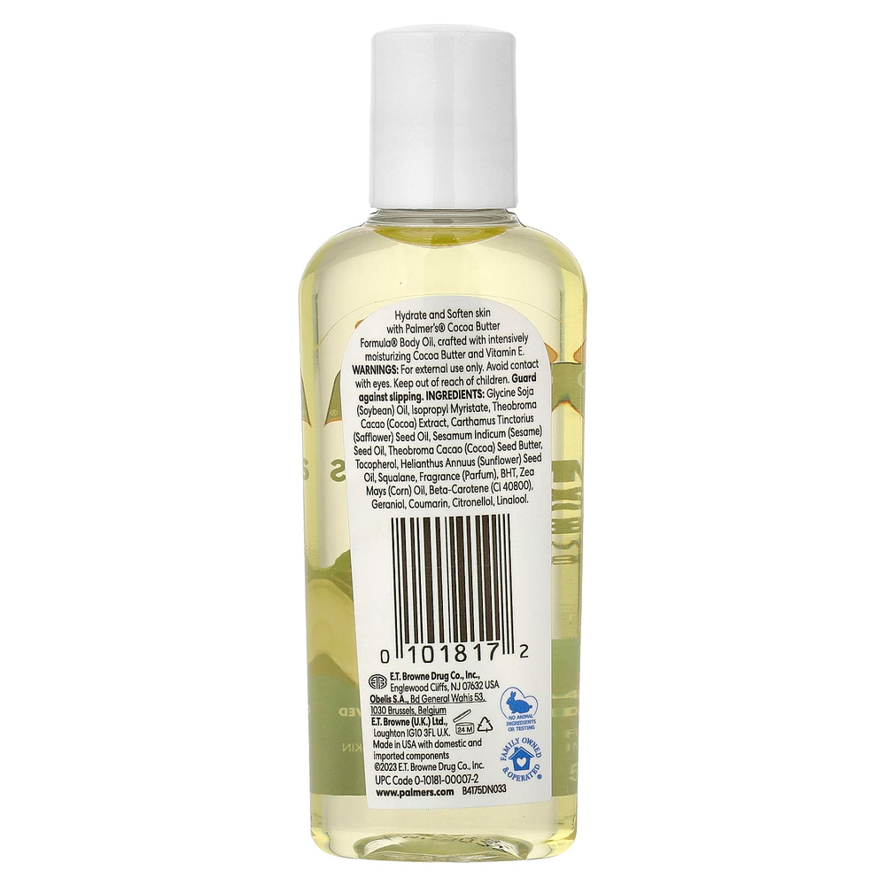 Palmer's, Cocoa Butter Formula® с витамином E, масло для тела, 50 мл (1,7 жидк. унции)