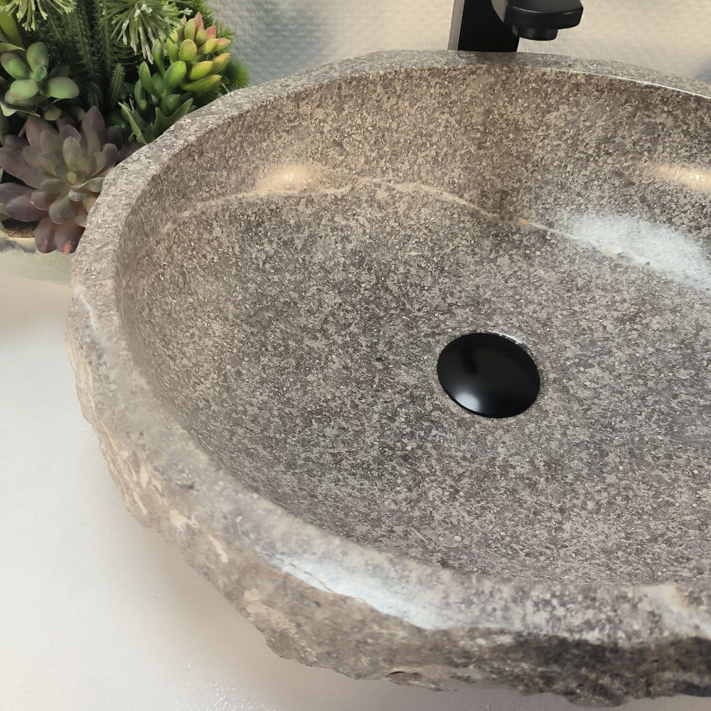 Раковина из мрамора Erozy Grey EM-64236 (50*40*15)