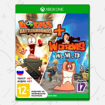 Игра Worms Battlegrounds & Worms WMD - Double Pack (Xbox One, английская версия)