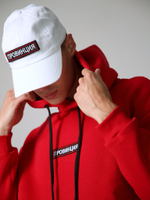 Купить худи мужское провинция красный красное