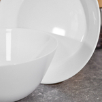 Столовый набор 6 предметов "White" стеклокерамика, Jewel