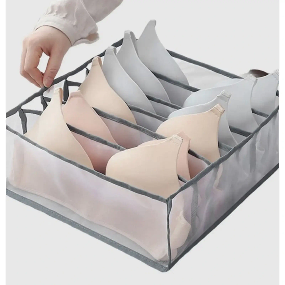 Органайзер - чехол для хранения вещей «ИДЕЯДОМА», цвет серый, 6 секций, 32*32*12см