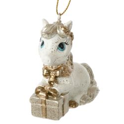 GAEM Фигурка декоративная подвесная "Лошадка", L6 W3 H6,5 см