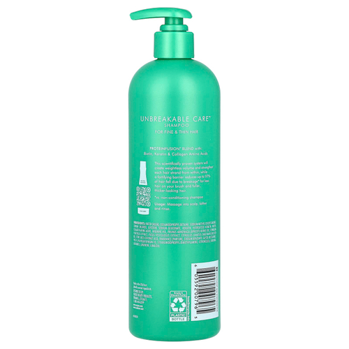 Nexxus, Unbreakable Care ™, шампунь против ломкости, для тонких и тонких волос, 488 мл (16,5 жидк. унц.)