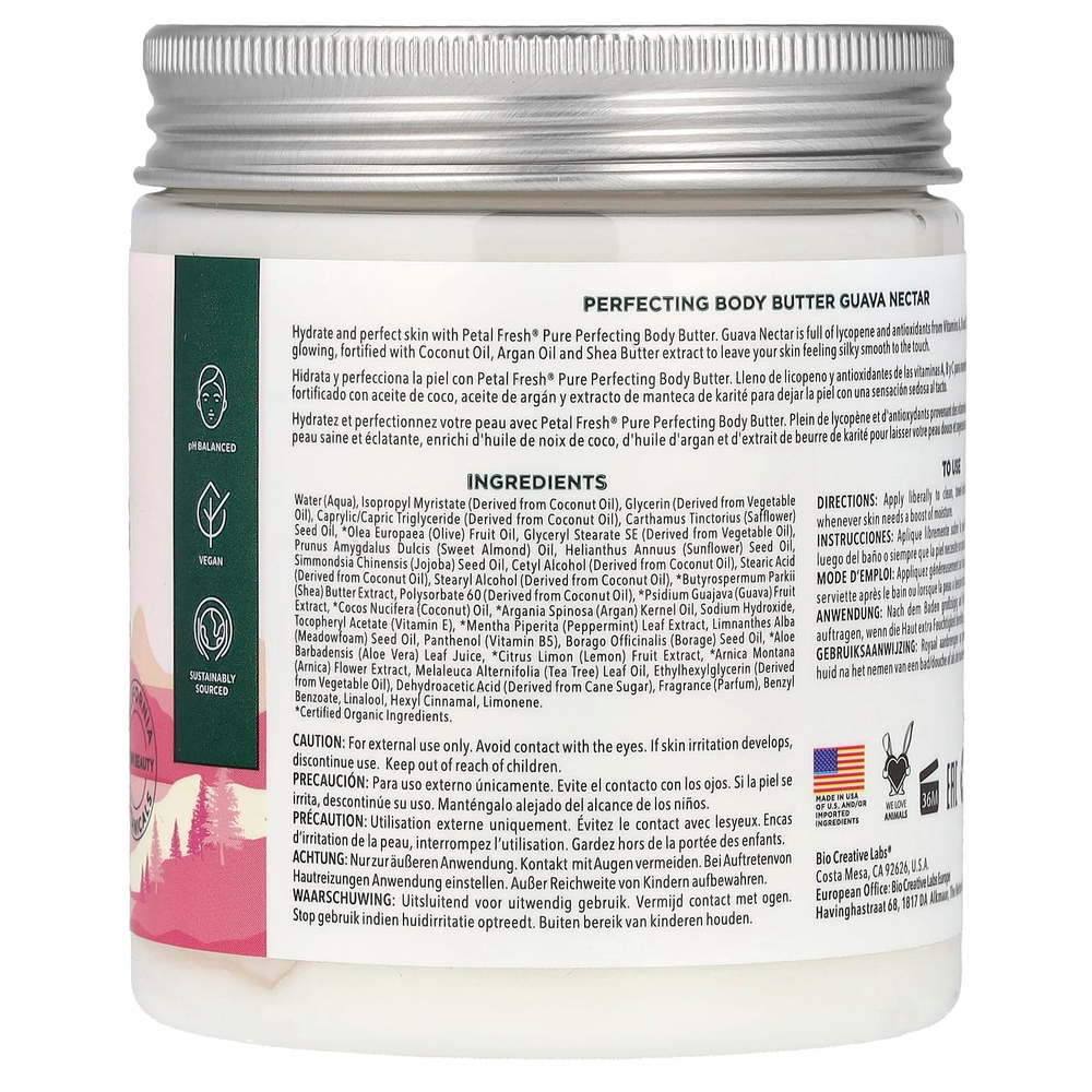 Petal Fresh, масло для тела, улучшающее состояние кожи, нектар гуавы, 237 мл (8 унций)