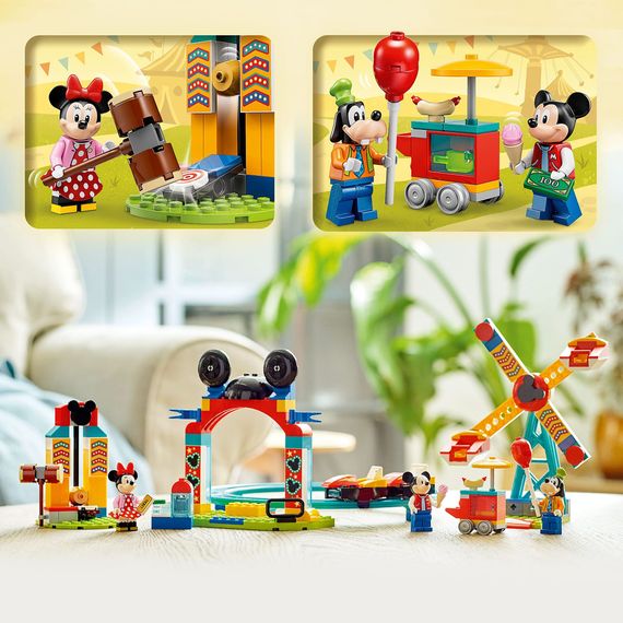 Lego konstruktor 10778 Mickey, Minnie and Goofy&#39;s Fairground Fun
