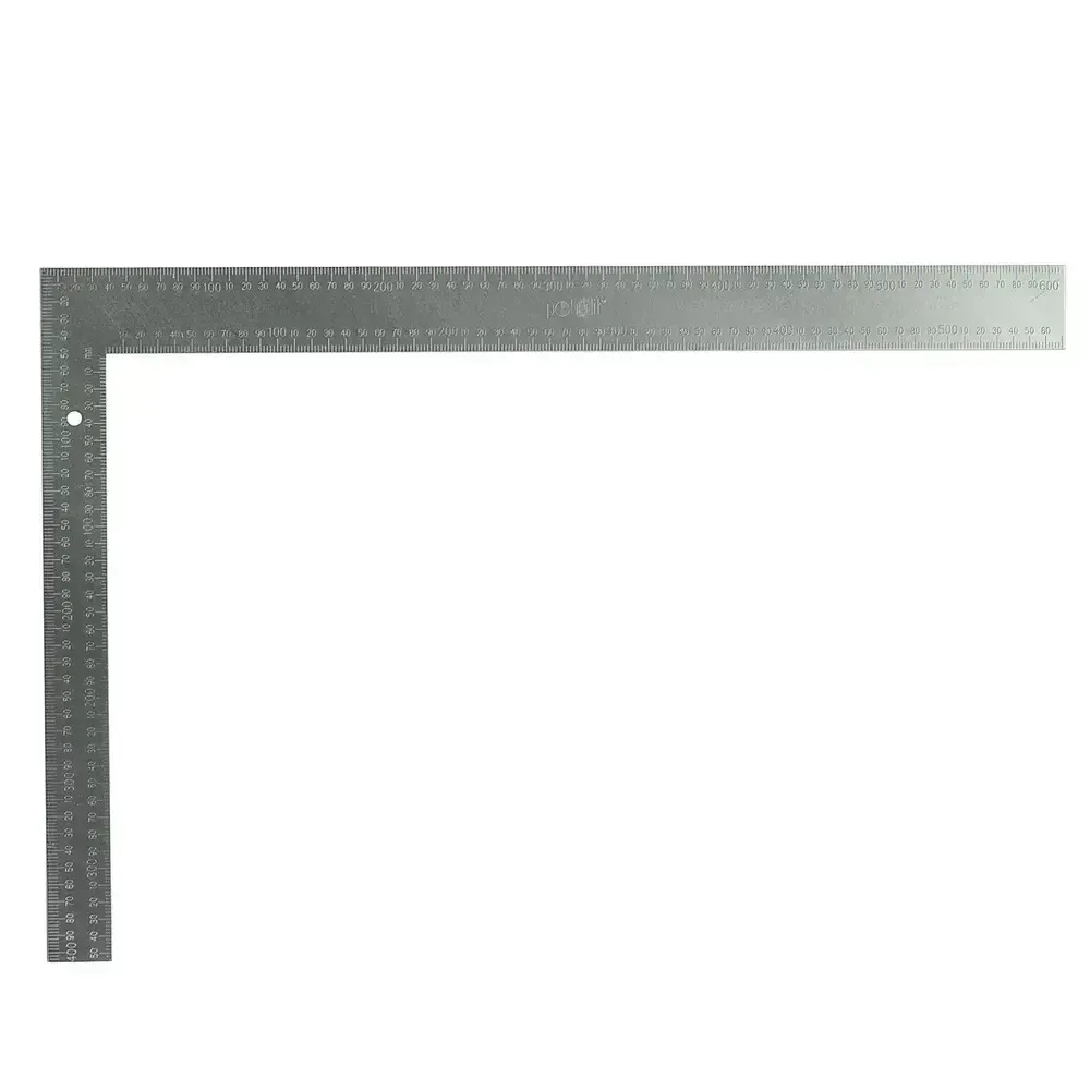 Угольник строительный металлический плоский 600 х 400 мм Pobedit