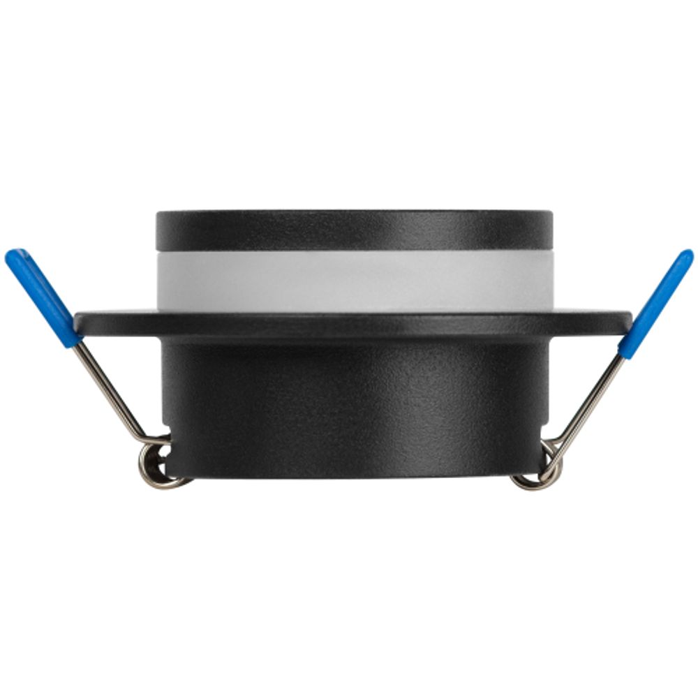 Светильник встраиваемый алюминиевый ЭРА KL89 BK под лампу MR16 GU5.3 черный | Алюминиевые встраиваемые светильники