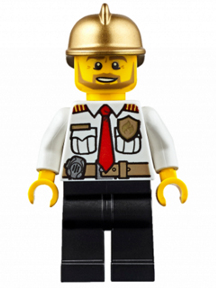 Минифигурка LEGO Cty0350 Начальник пожарной охраны